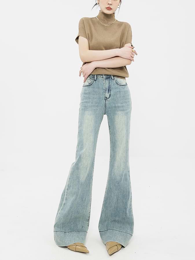 Faded Flare Jeans