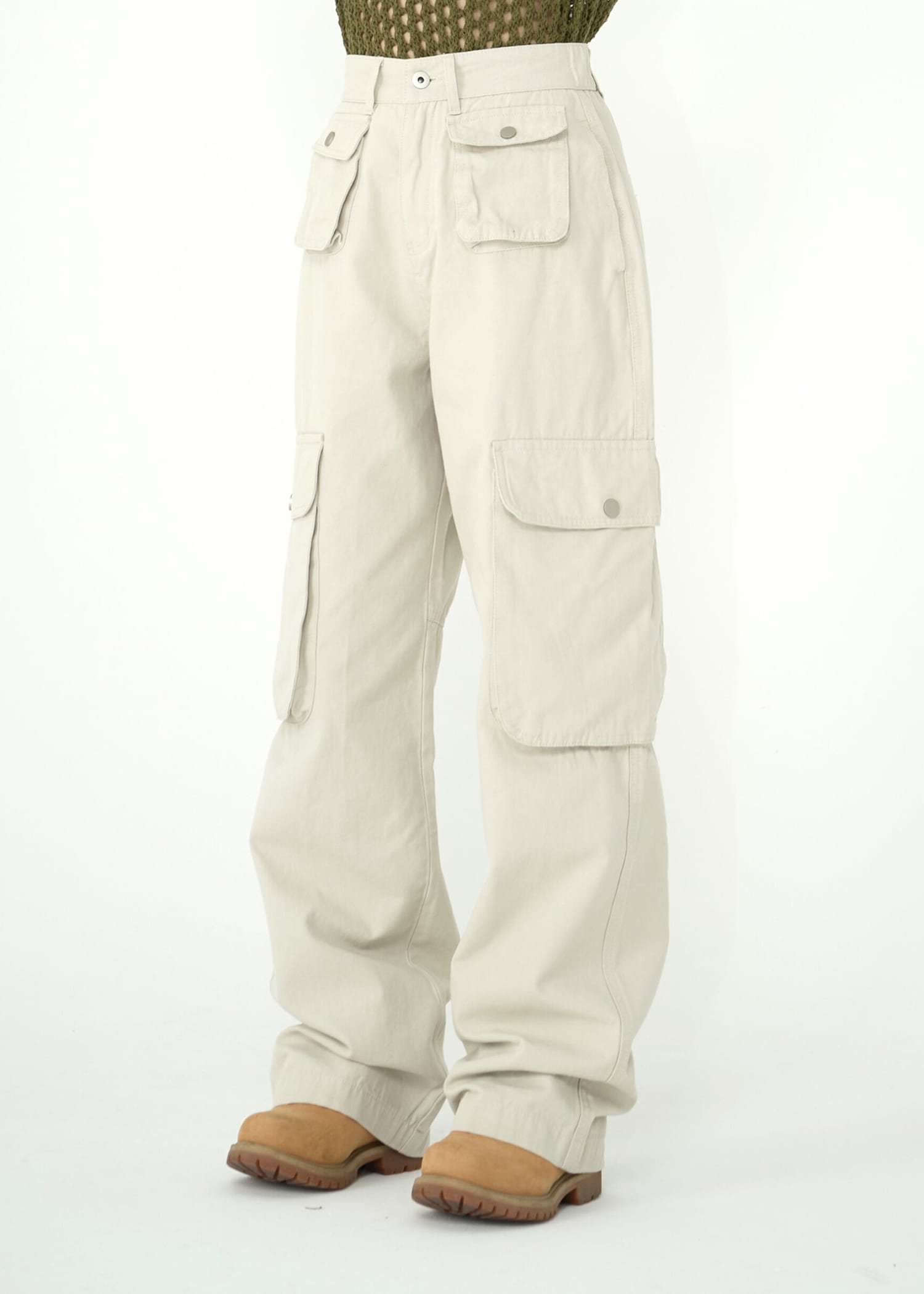 Multi Button Pocket Pants