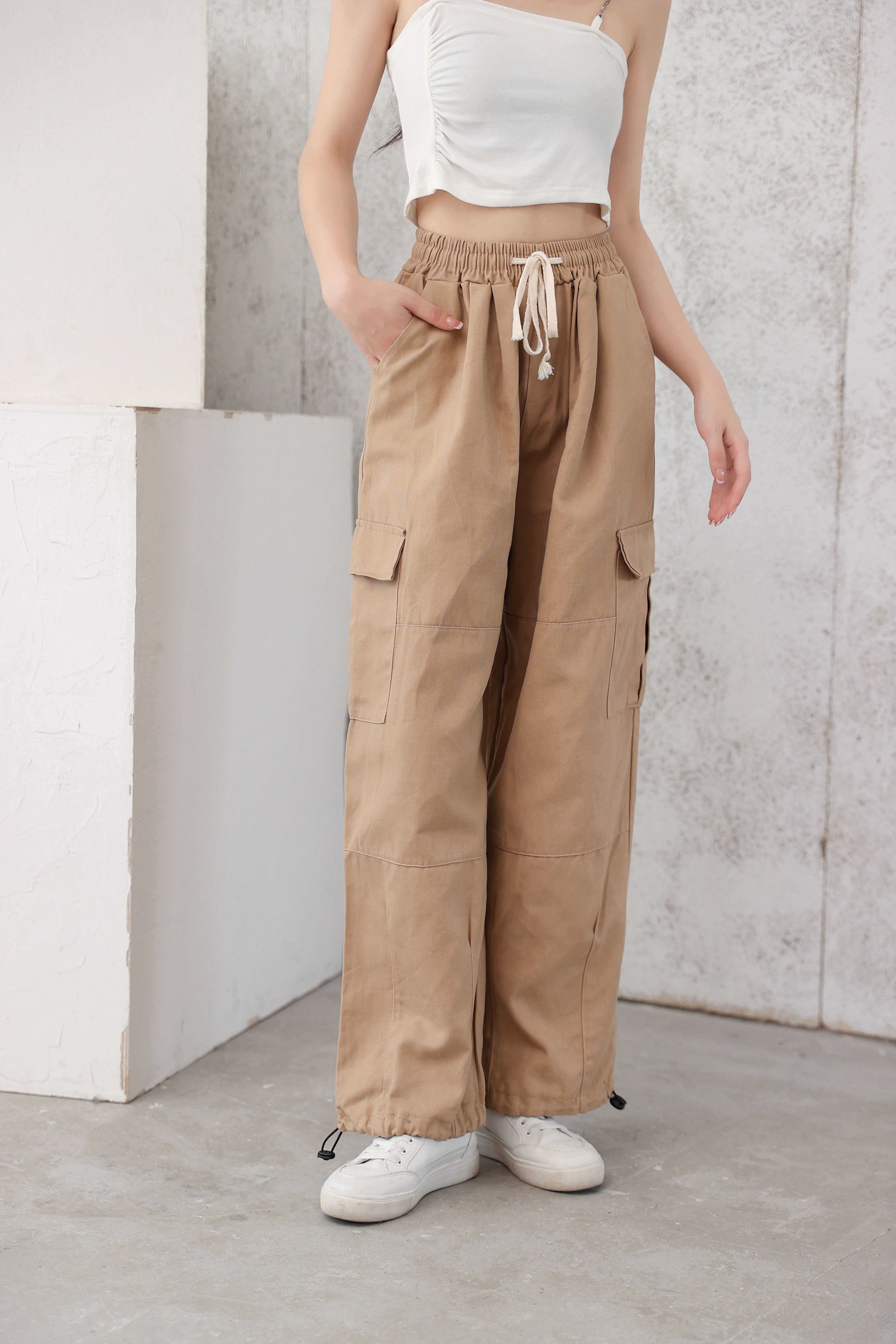 Wide Leg Cargo Pants - nightcity clothing