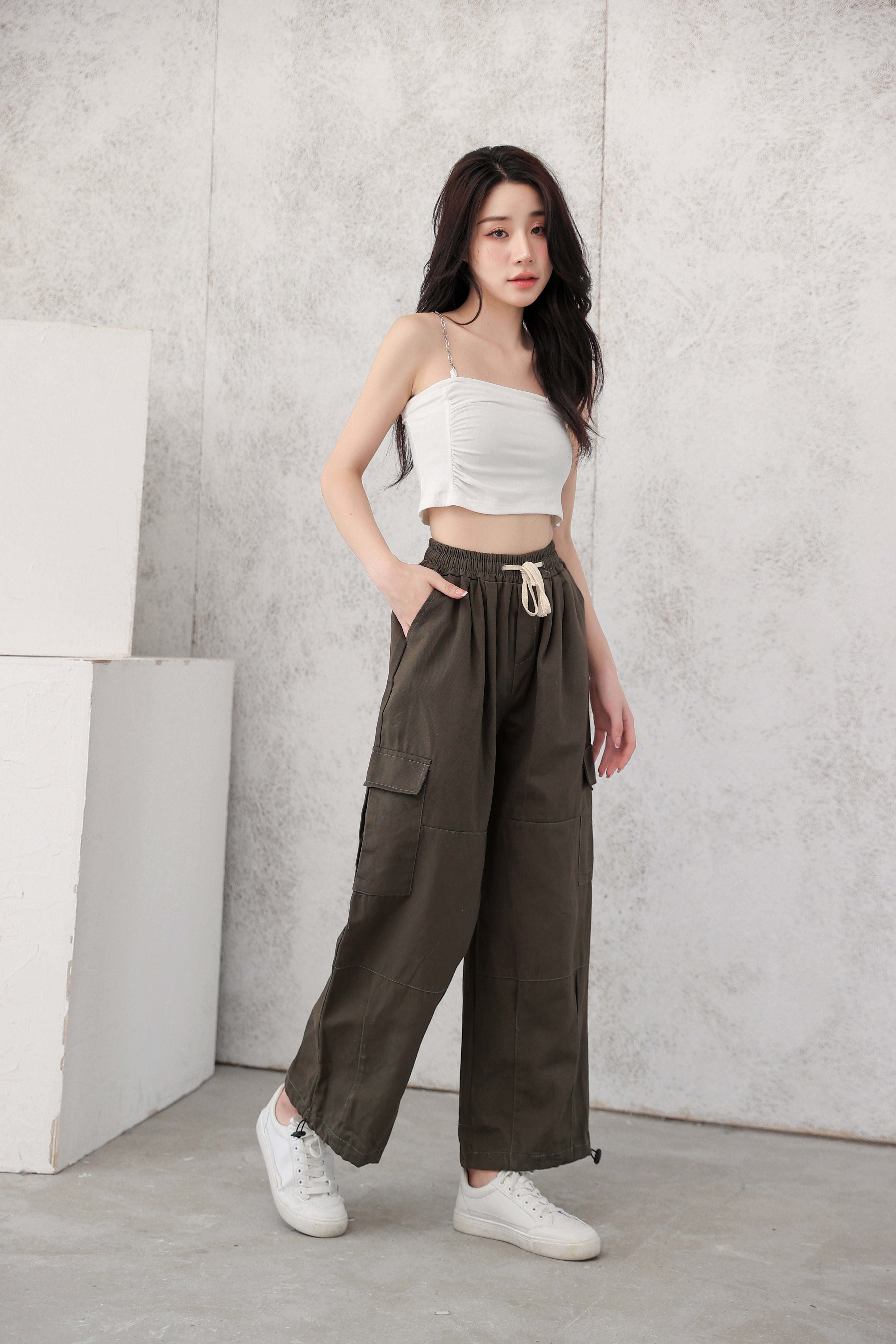 Wide Leg Cargo Pants - nightcity clothing