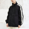 Retro Lightweight Track Jacket with Button Sleeves - nightcity clothing