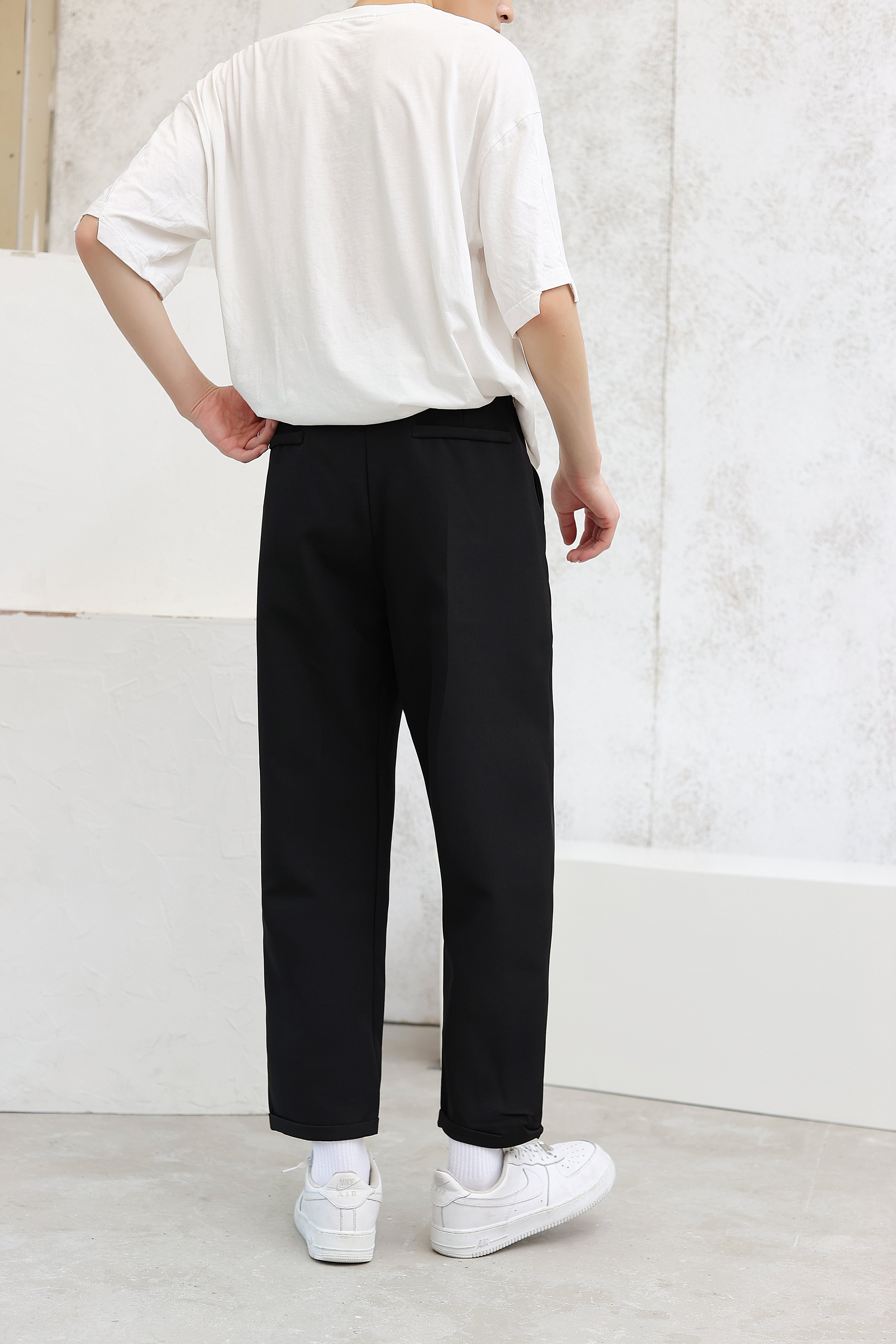 Tapered Suit Trousers - nightcity clothing