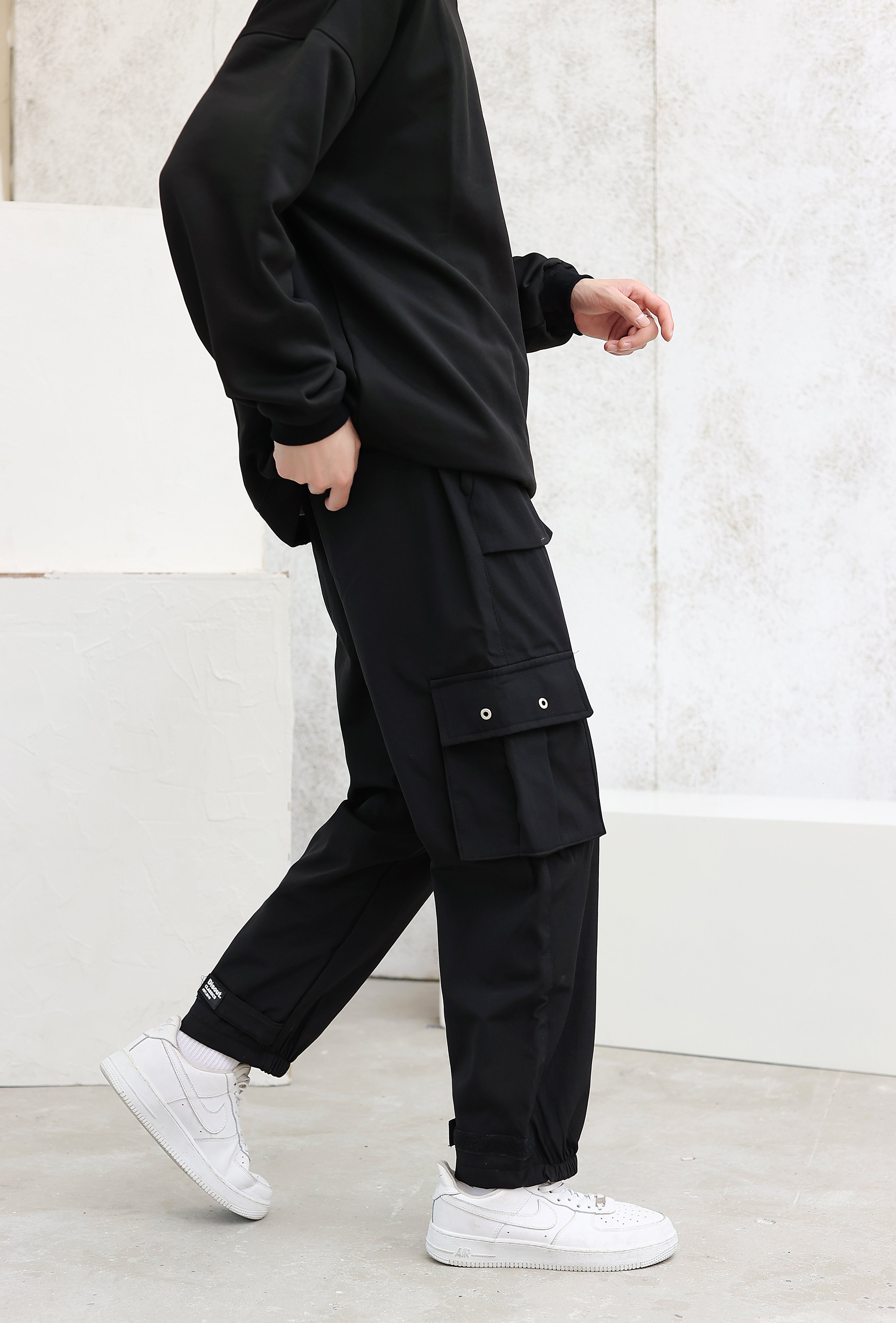 Cargo Joggers with Strap Detail - nightcity clothing