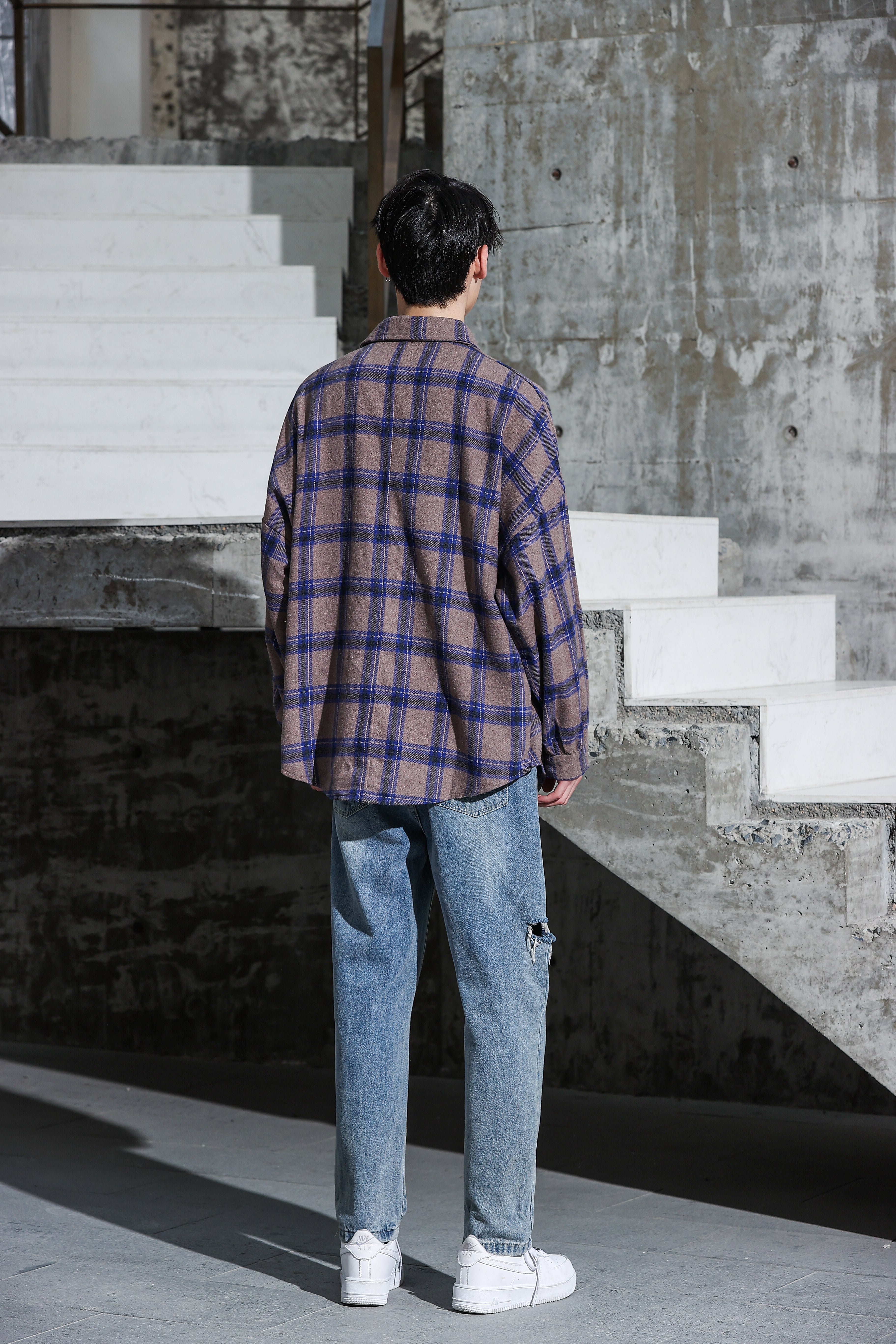 Checked Lightweight Flannel - nightcity clothing