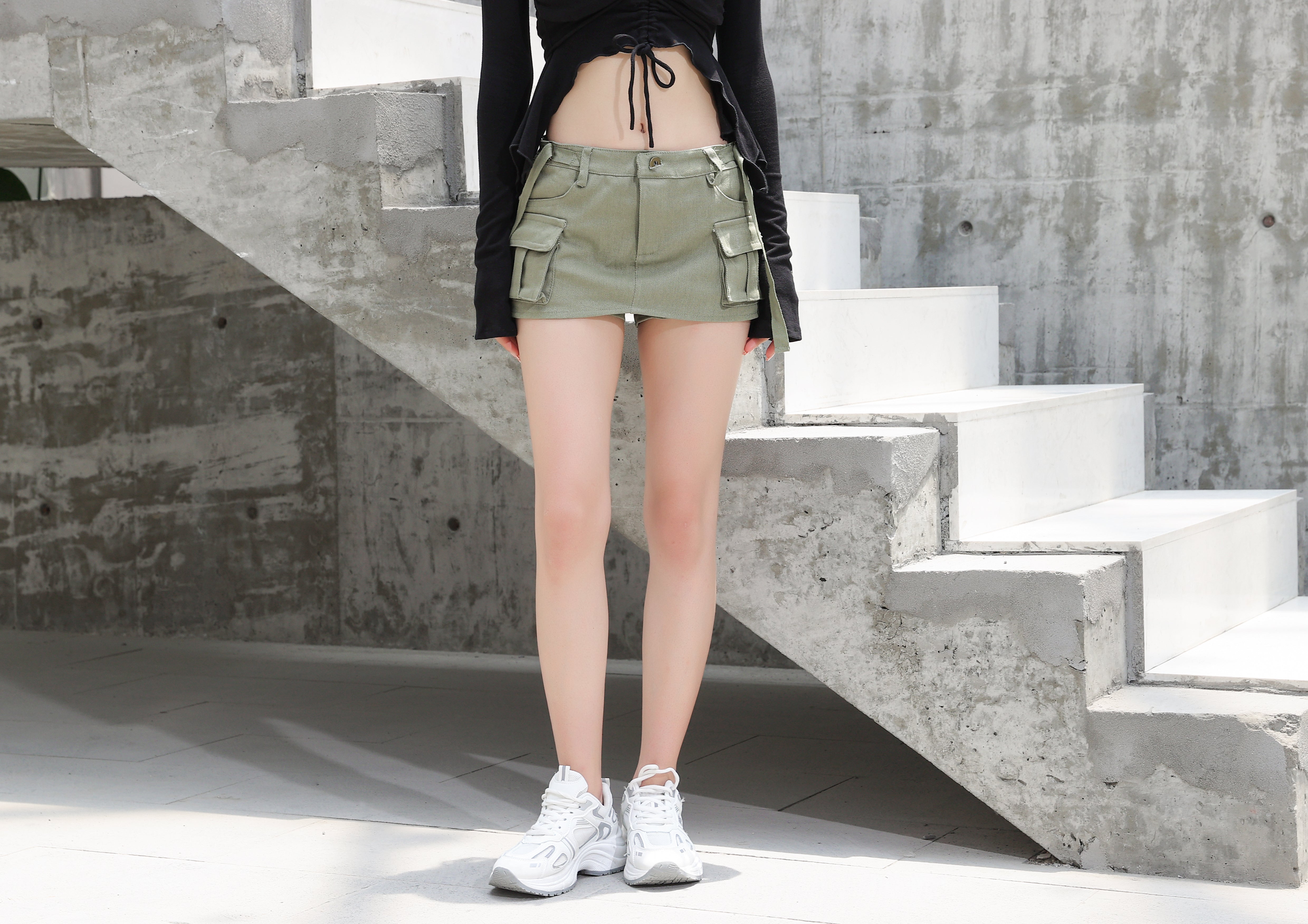 Cargo Vintage Micro-Mini Skirt - nightcity clothing