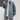 Oversized Color Block Denim Jacket - nightcity clothing
