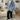Oversized Mock Layered Denim Hoodie Jacket - nightcity clothing