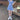 Lightweight Puff Shoulder Denim Dress - nightcity clothing