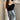 Patchwork Ribbed Top with Embroidered Sleeves - nightcity clothing