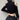 Cold Shoulder Button Up Cropped Top - nightcity clothing