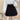 Pleated Tier Hem Mini Skirt - nightcity clothing