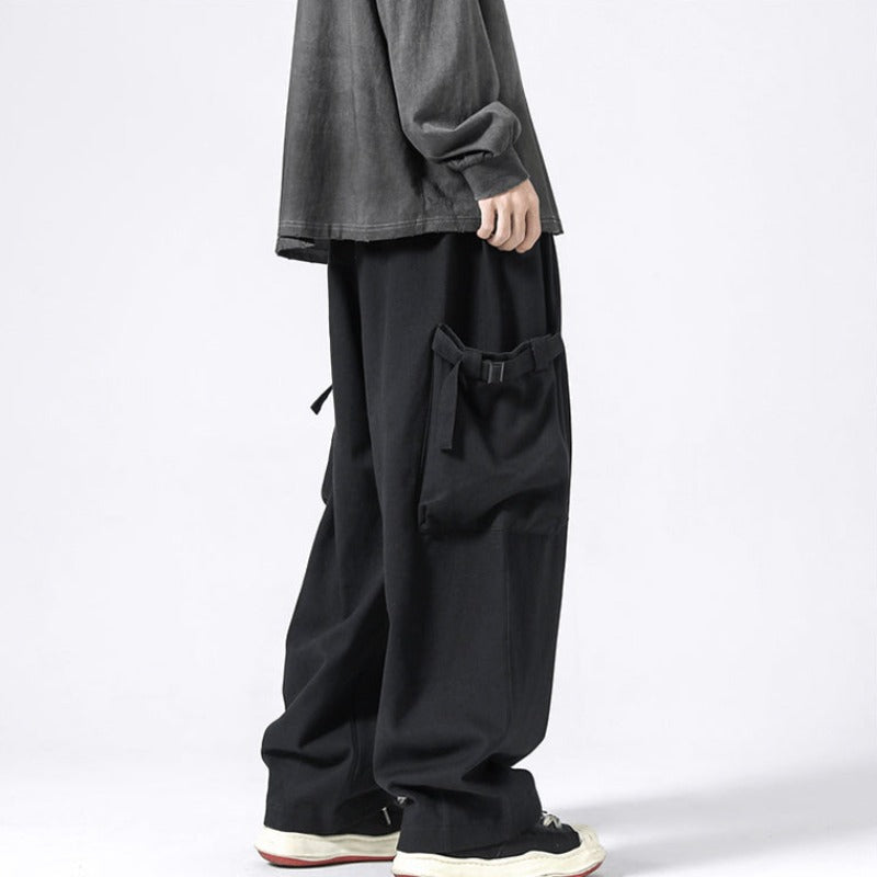 Wide Leg Lightweight Cargo Pants - nightcity clothing