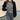 Stripe Mock Layered Shrug - nightcity clothing