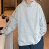 Oversized Button Hoodie Jacket - nightcity clothing
