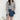 Asymmetric Distressed Hem Denim Mini Skirt - nightcity clothing