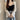 Patchwork Ribbed Top with Embroidered Sleeves - nightcity clothing