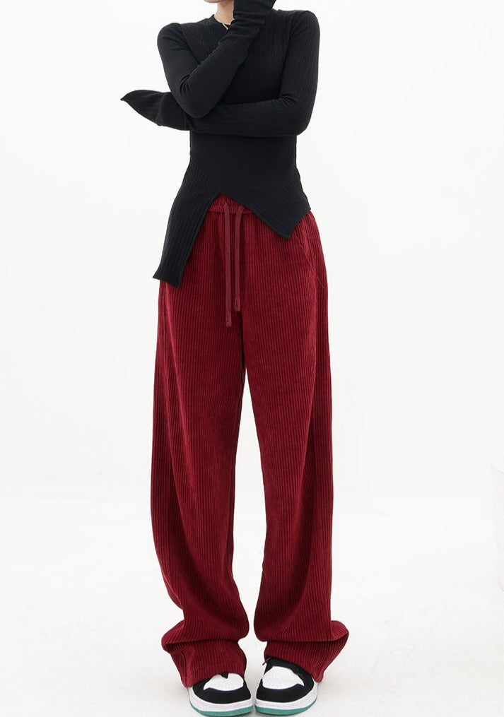 Wide Leg Corduroy Pants