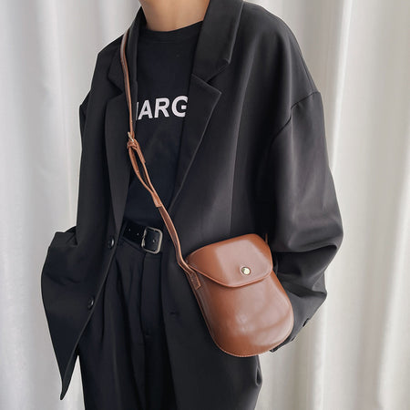 Rounded Mini Crossbody Bag - nightcity clothing