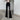 Slim Semi-Flare Lightweight Pants with Asymmetric Criss-Cross Straps - nightcity clothing