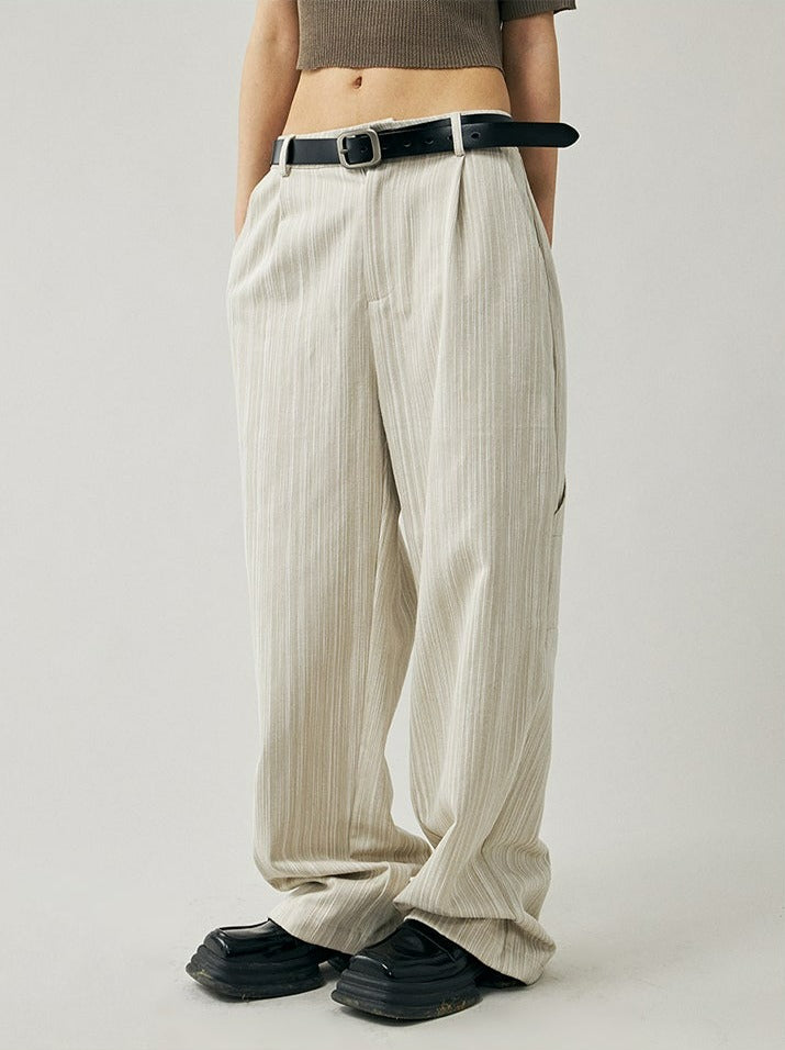 Multi Pocket Pinstripe Pants