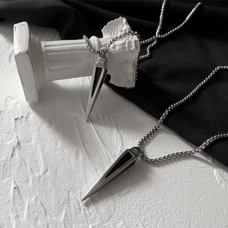 Cone Pendant Chain Necklace - nightcity clothing