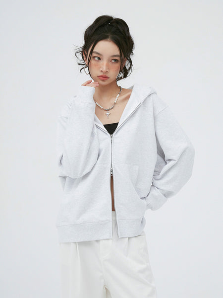 Double Zip Oversized Hoodie