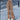Semi Flare Belted Denim Pants - nightcity clothing