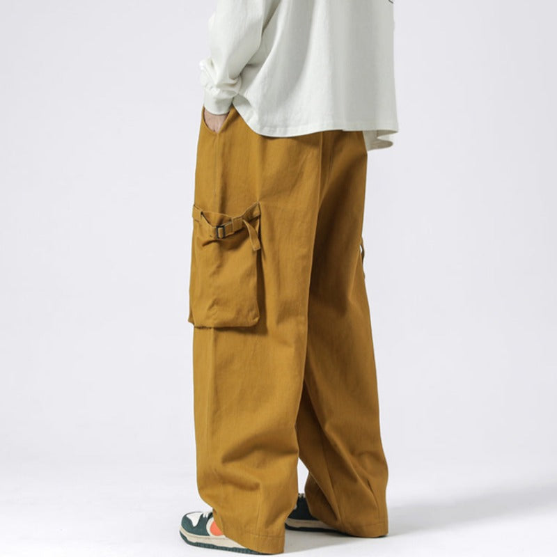 Wide Leg Lightweight Cargo Pants - nightcity clothing