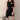 Sleeveless Mock Two-Piece Cutout Outline Dress with Buckle Belt - nightcity clothing