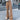 Semi Flare Belted Denim Pants - nightcity clothing