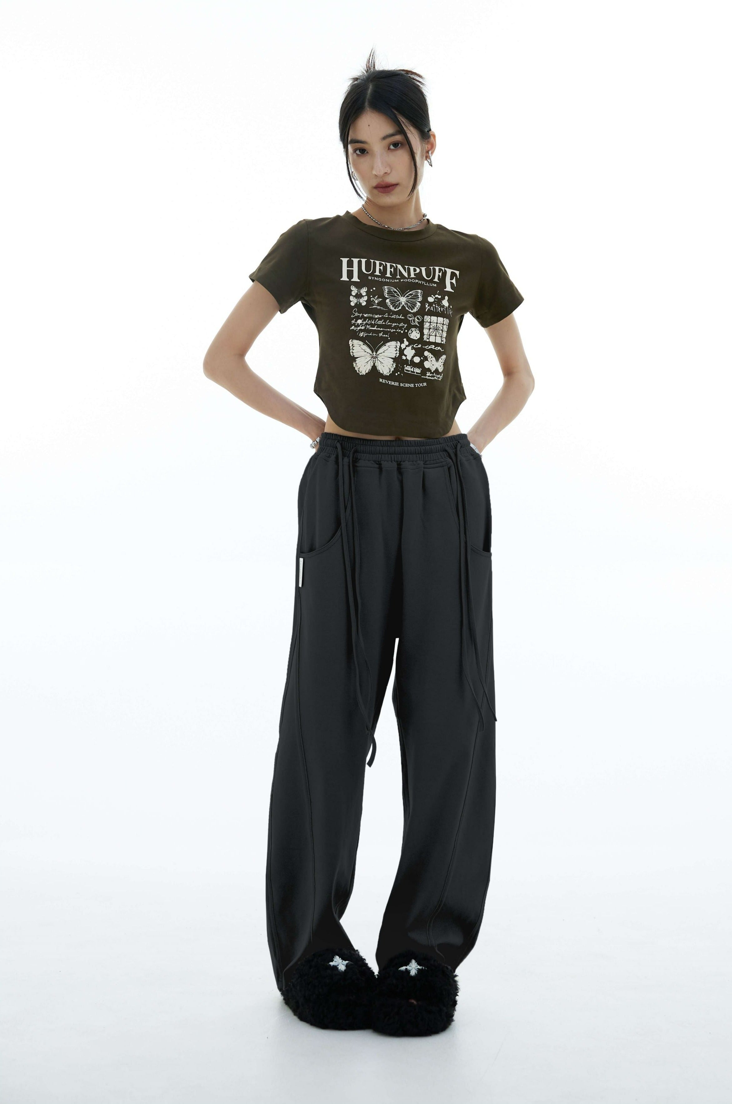 Double Side Waist String Jogger Pants