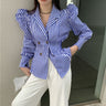 Slim Stripe Puff Long Sleeve Top - nightcity clothing