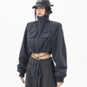 Cropped Flap Pocket Windbreaker - nightcity clothing