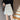 Tweed Asymmetric Hem Button Mini Skirt - nightcity clothing