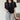 Slim Ribbed Drawstring Collar Top - nightcity clothing