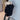 Boxy Blazer and Slim Spaghetti Strap Slit Dress Two-Piece Set - nightcity clothing