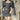 Boxy Hollow-Out Blazer with Strapless Dress Two-Piece Set - nightcity clothing