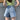 Distressed Hem Button Denim Skort - nightcity clothing
