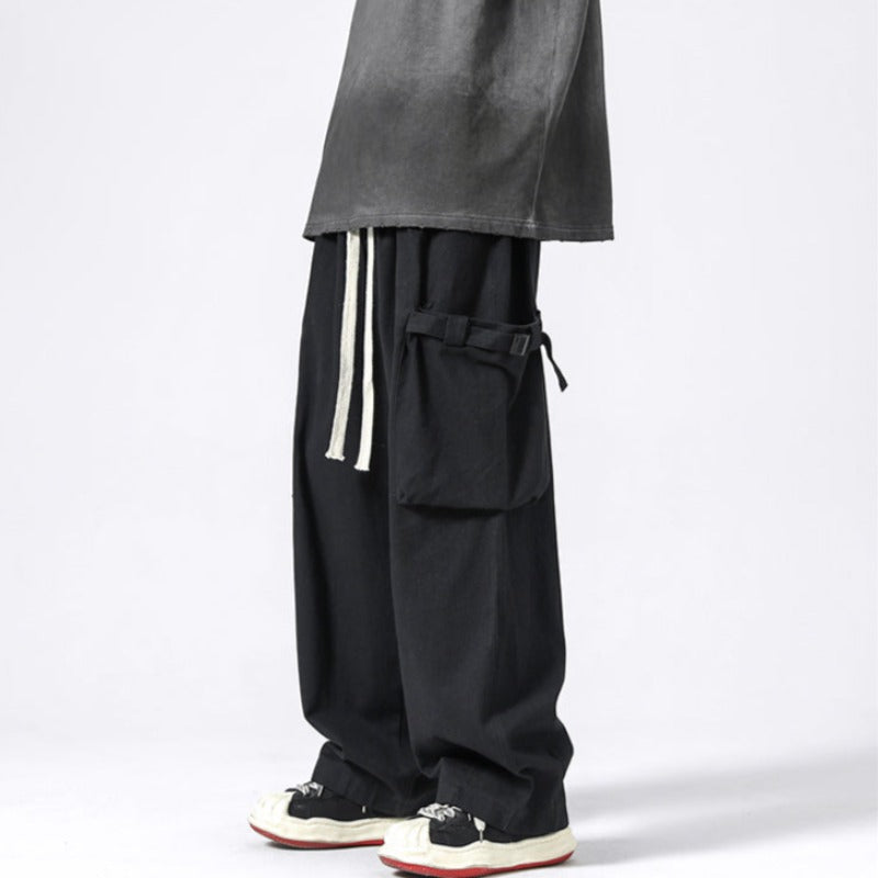 Wide Leg Lightweight Cargo Pants - nightcity clothing