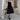 Puff Shoulder Ribbon Waist Mock Two-Piece Midi Dress - nightcity clothing