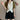 Asymmetric Hem Color Block Zip Up Top - nightcity clothing