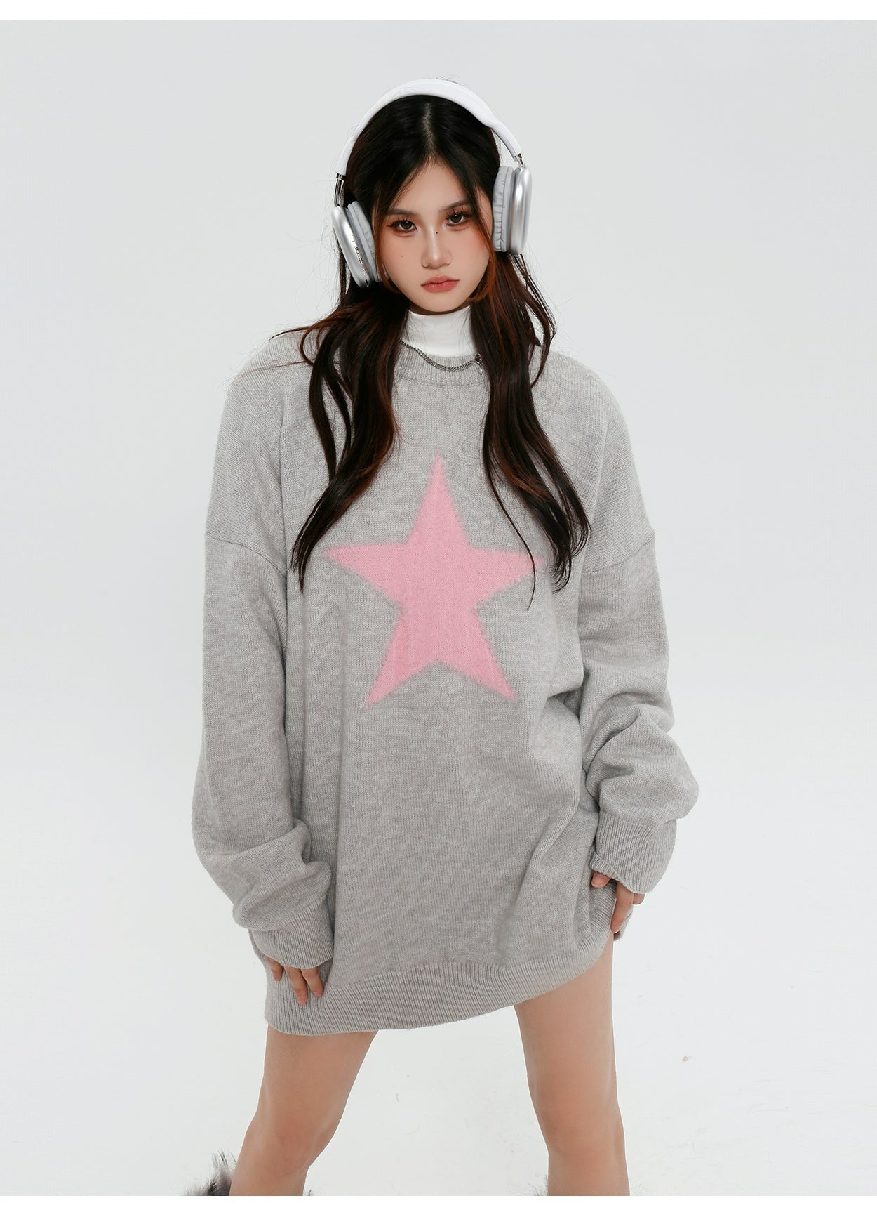Oversized Star Pullover