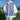Color Block Mock Two-Piece Collared Button Jacket - nightcity clothing