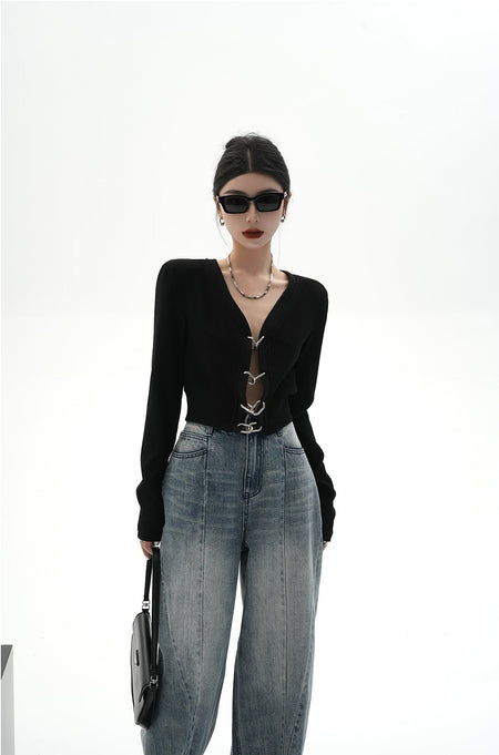 Ribbed Linkage Crop Top