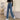Double Button Straight Fit Denim Jeans - nightcity clothing