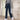 Double Button Straight Fit Denim Jeans - nightcity clothing