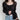 Puff Sleeve Crimped Top with Side-Tie - nightcity clothing