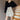 Tweed Asymmetric Hem Button Mini Skirt - nightcity clothing