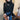 Asymmetric High-Neck Layered Shoulder Warmer Ribbed Knit Top with Cut Out - nightcity clothing