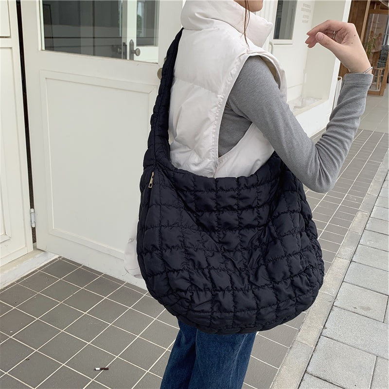 Lightweight Quilted Tote Bag - nightcity clothing
